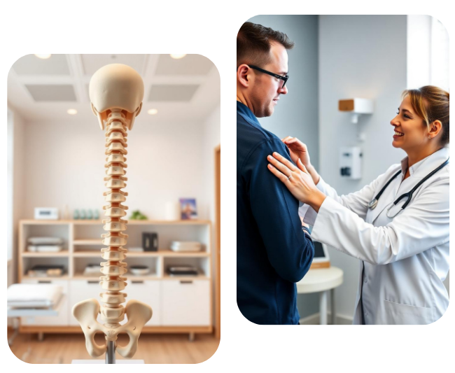 een manueel therapeut beoordeelt en gaat een heldere analyse maken