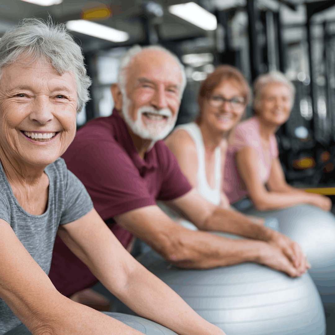 ouderen die investeren met een doel en het gezellig hebben en verbonden zijn met iedereen